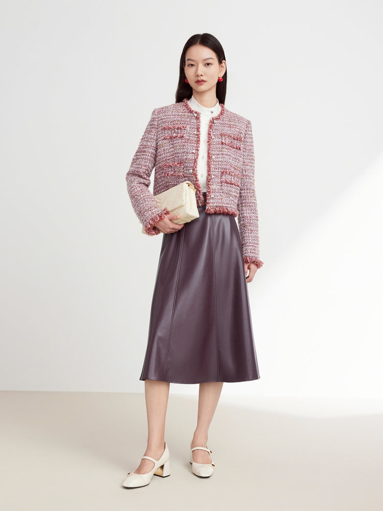 Stand Collar Blouse | White