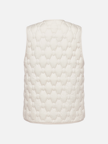 Duck Down Puffer Vest | White