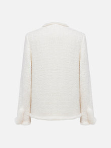 Parisian-Inspired Cotton Jacket | White