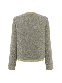 Tweed Wool Jacket | Grey