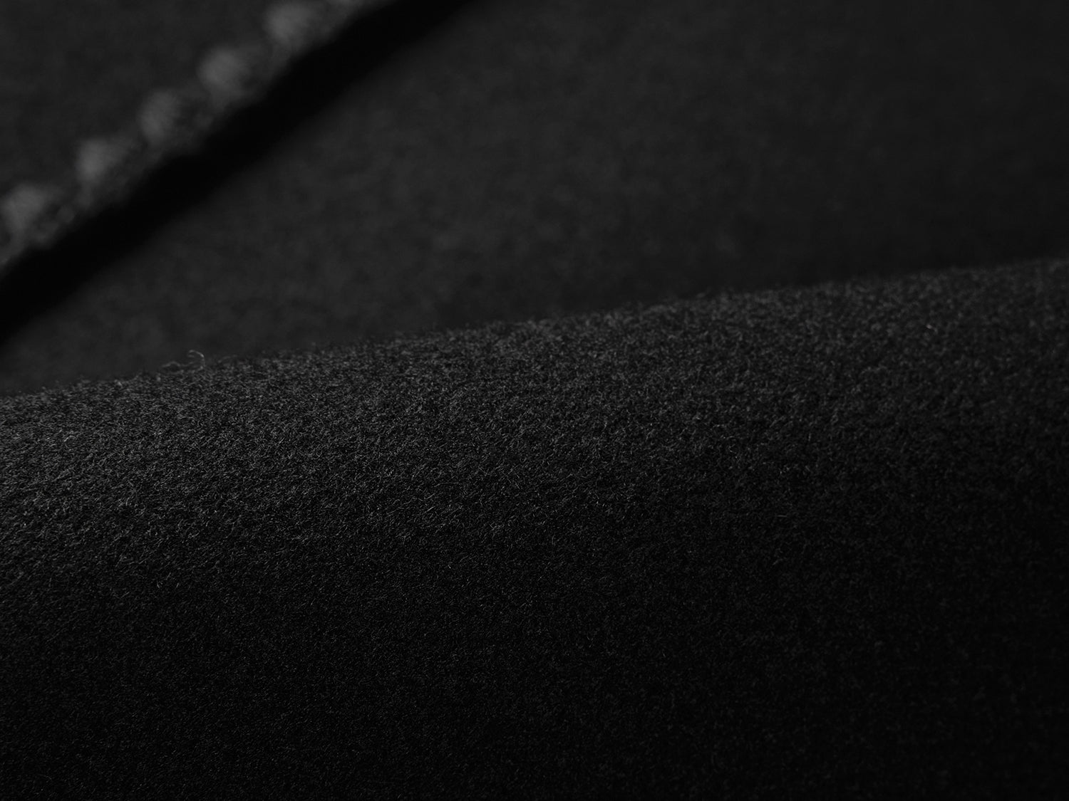 Double-Faced Wool Coat | Black