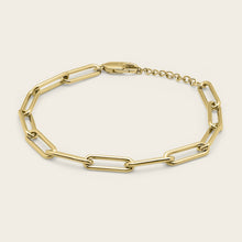 Womens | Large Paperclip Chain Bracelet | 18K Gold Vermeil