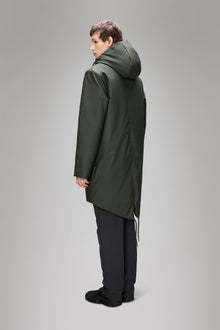 Rains Nome Long Parka Green Jacket