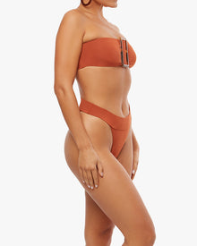 Buckle Bandeau Bikini Top | Sahara