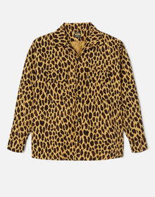 Mens | 50s Straight Bottom Shirt | Leopard