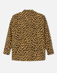 Mens | 50s Straight Bottom Shirt | Leopard