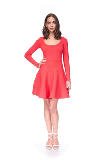 Lisha Dress | Bright Red