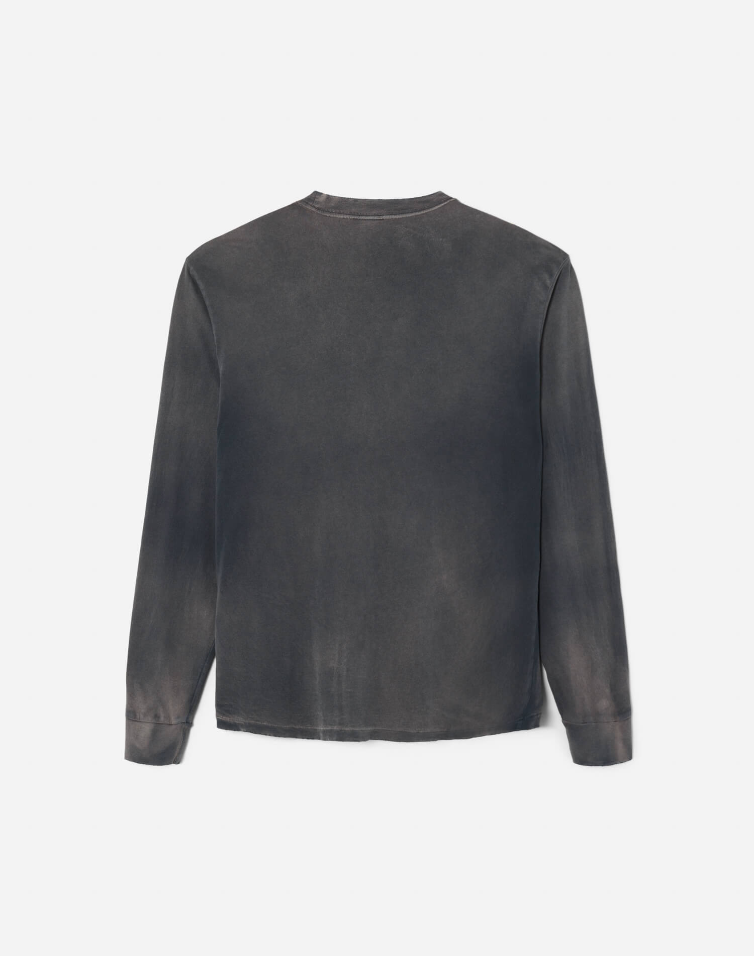 Mens | Loose "Skull" Long Sleeve | Sun Faded Black