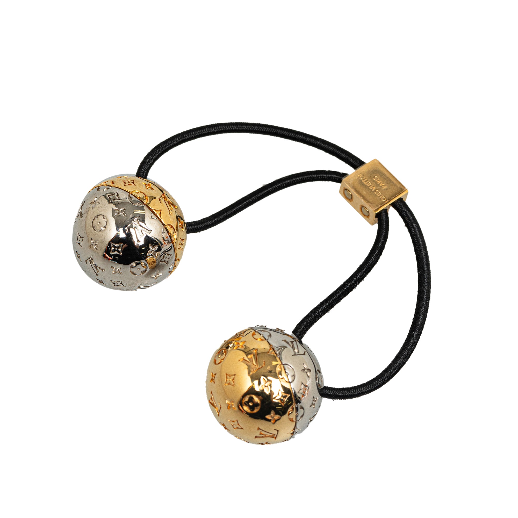 Louis Vuitton | Pre-Owned Planete Nanogram Chouchou Hair Tie | Gold