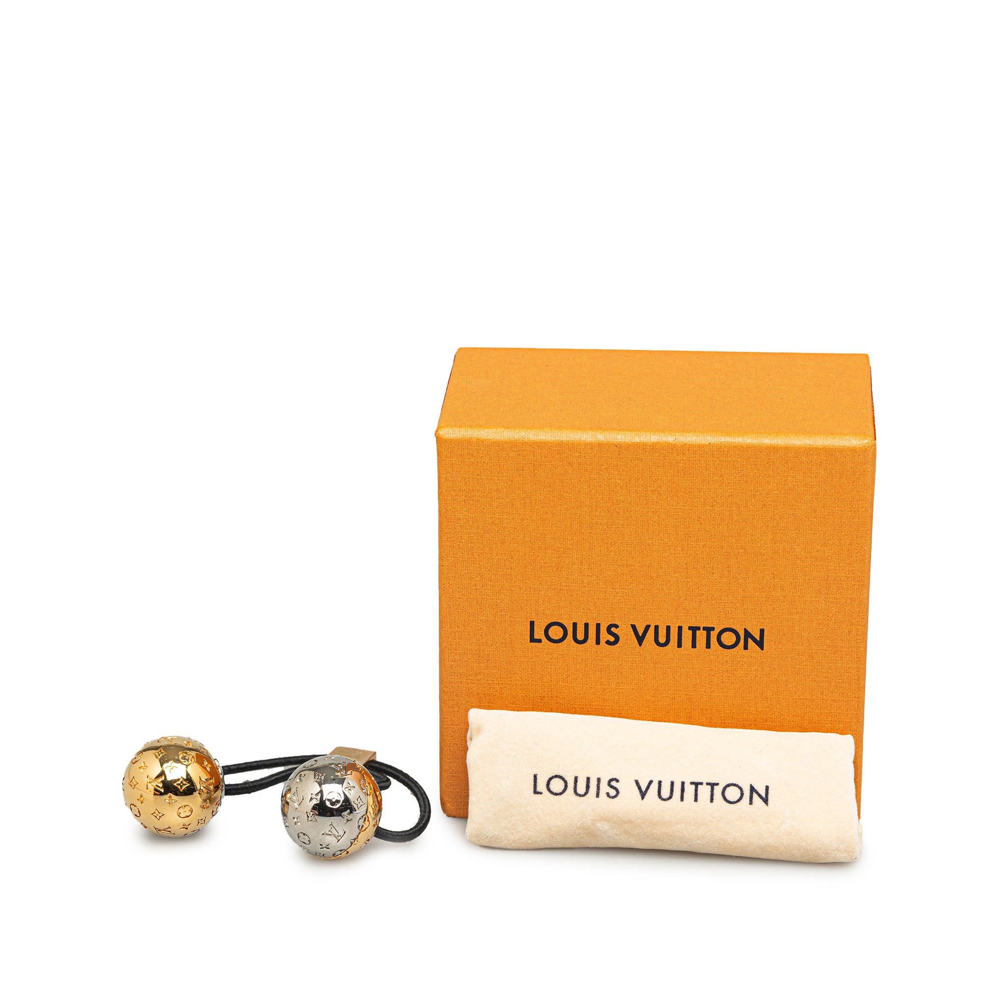 Louis Vuitton | Pre-Owned Planete Nanogram Chouchou Hair Tie | Gold