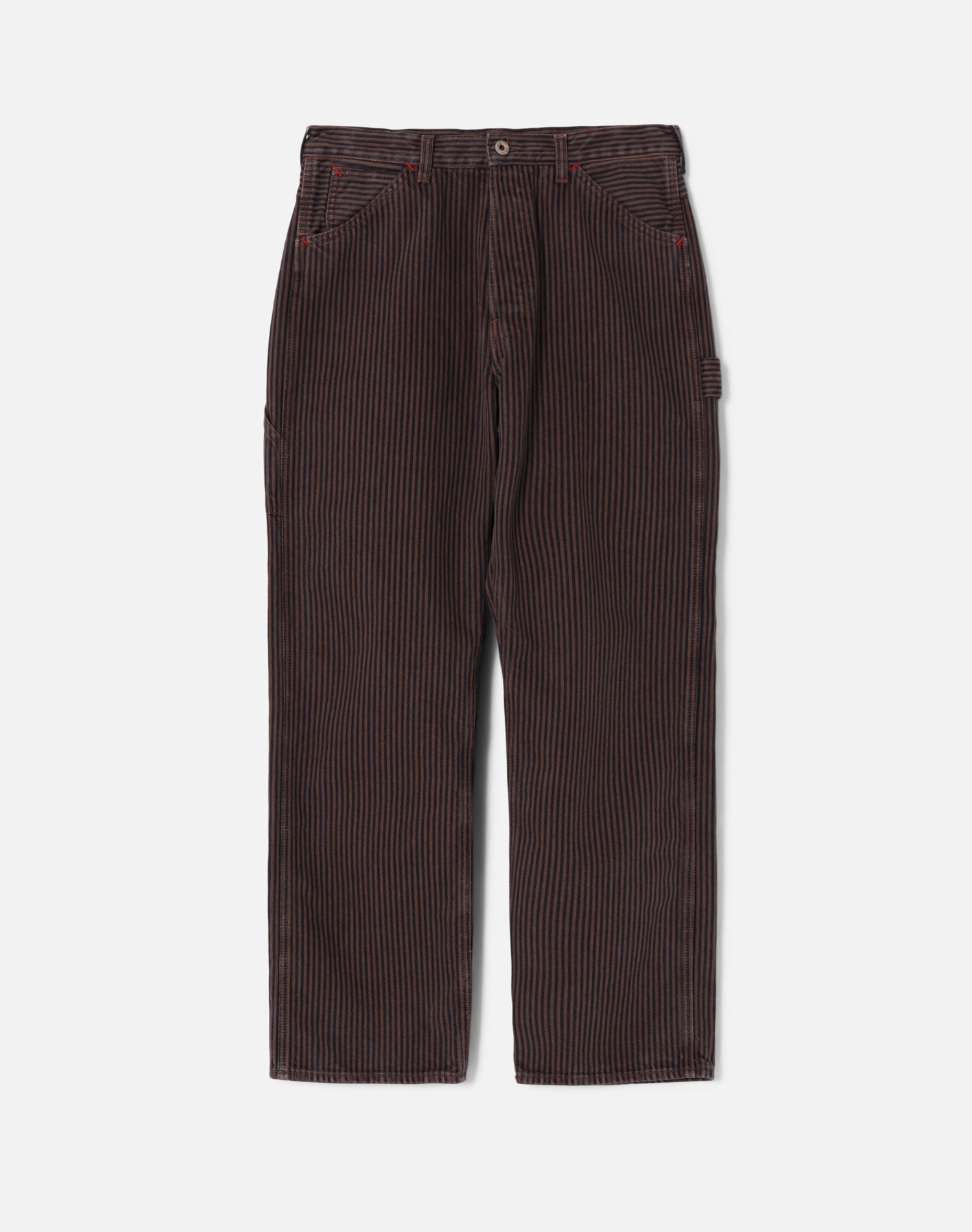 Modern Painter Pant | Brown Hickory Stripe