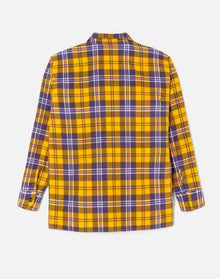 Mens | 50s Straight Bottom Shirt | Yellow/Purple