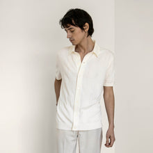 Mens | Pierre Featherlight Button Down | Ecru