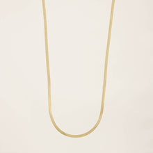 Womens | Bold Herringbone Chain Necklace | 18K Gold Vermeil