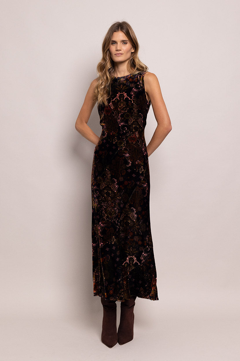Women | Naomi Dress | Black Cascade