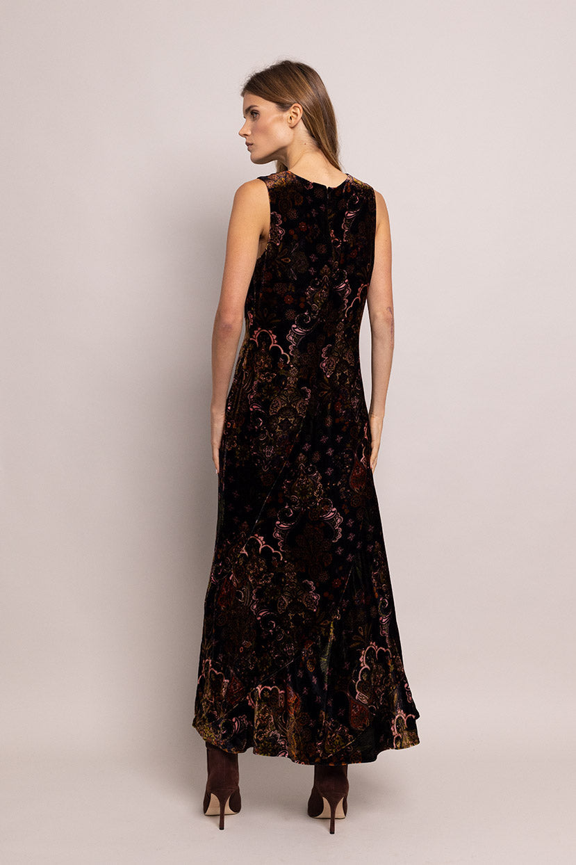 Women | Naomi Dress | Black Cascade