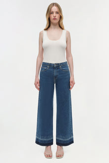 Womens | Jude Wide Crop Jean | Marine