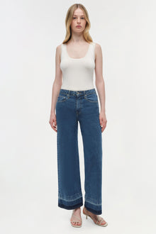 Womens | Jude Wide Crop Jean | Marine