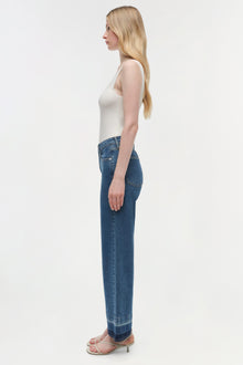 Womens | Jude Wide Crop Jean | Marine