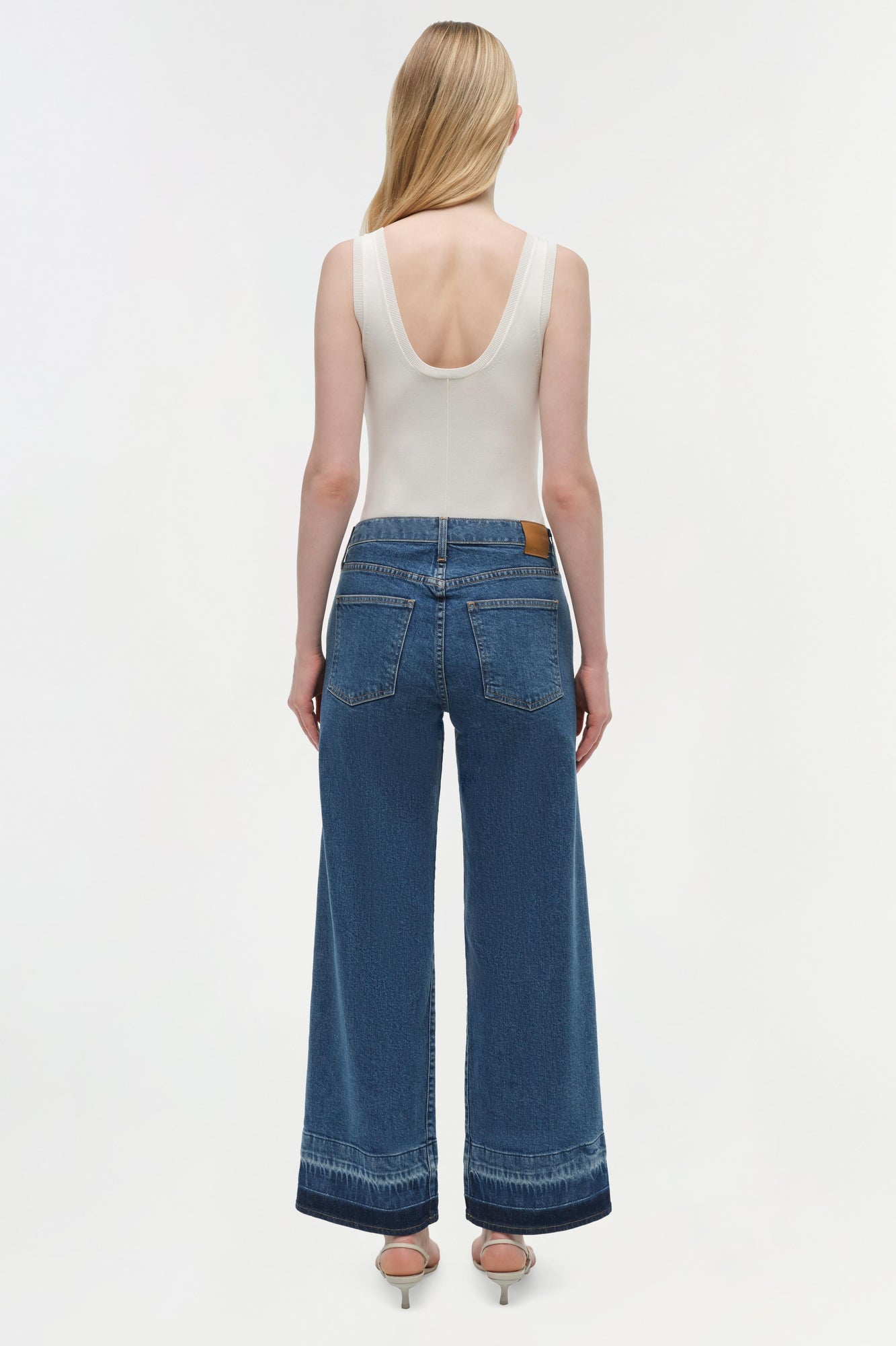 Womens | Jude Wide Crop Jean | Marine