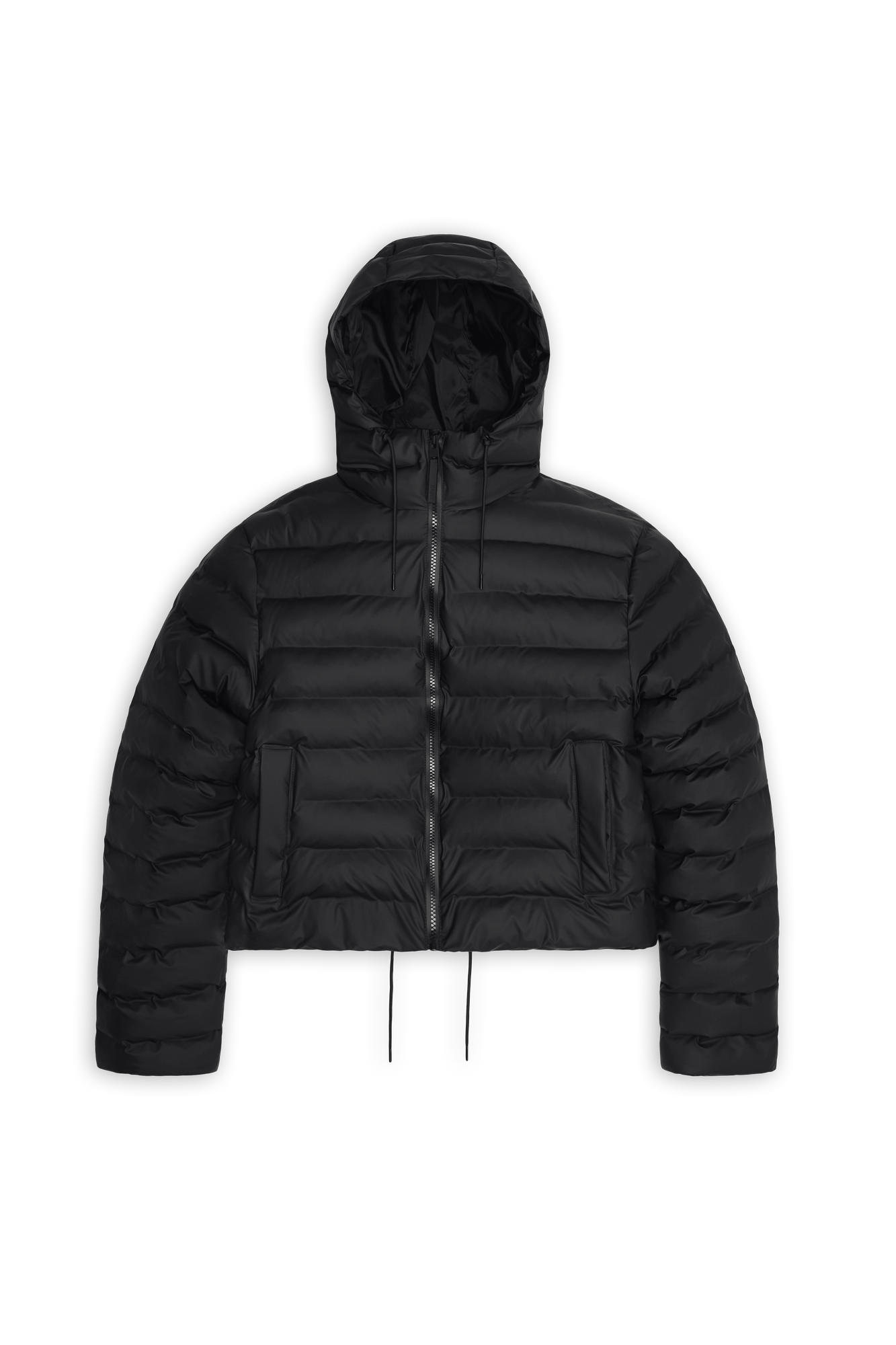RAINS Lohja Short Puffer Jacket Black Jacket