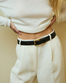 No. 5 Belt | Black-Gold