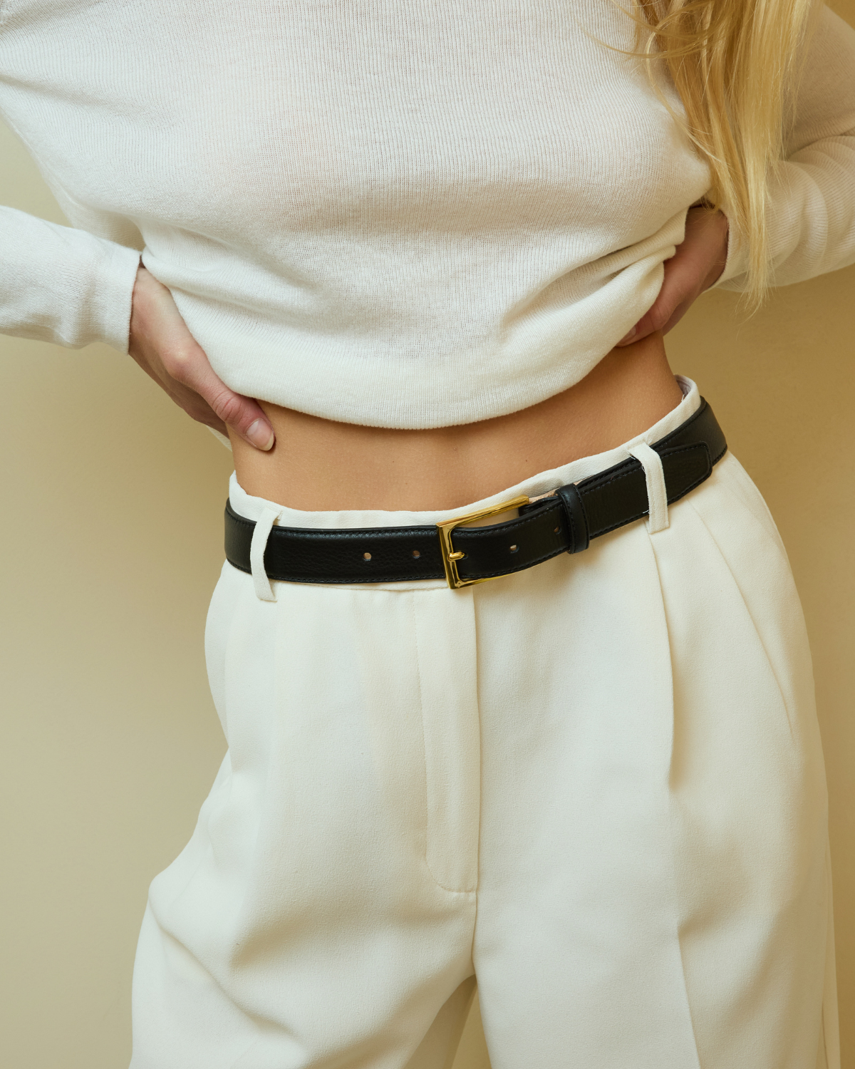 No. 5 Belt | Black-Gold
