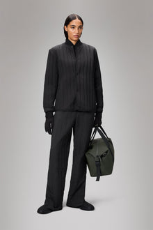 RAINS Banja Liner Bomber Jacket Black Overshirt