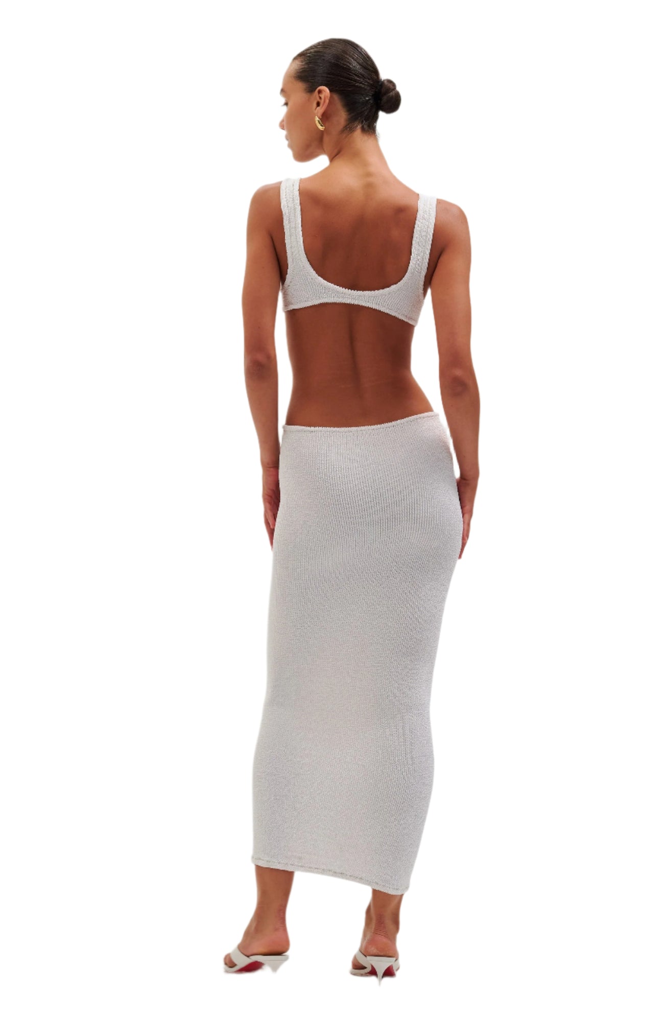 Augusta Midi Dress | White