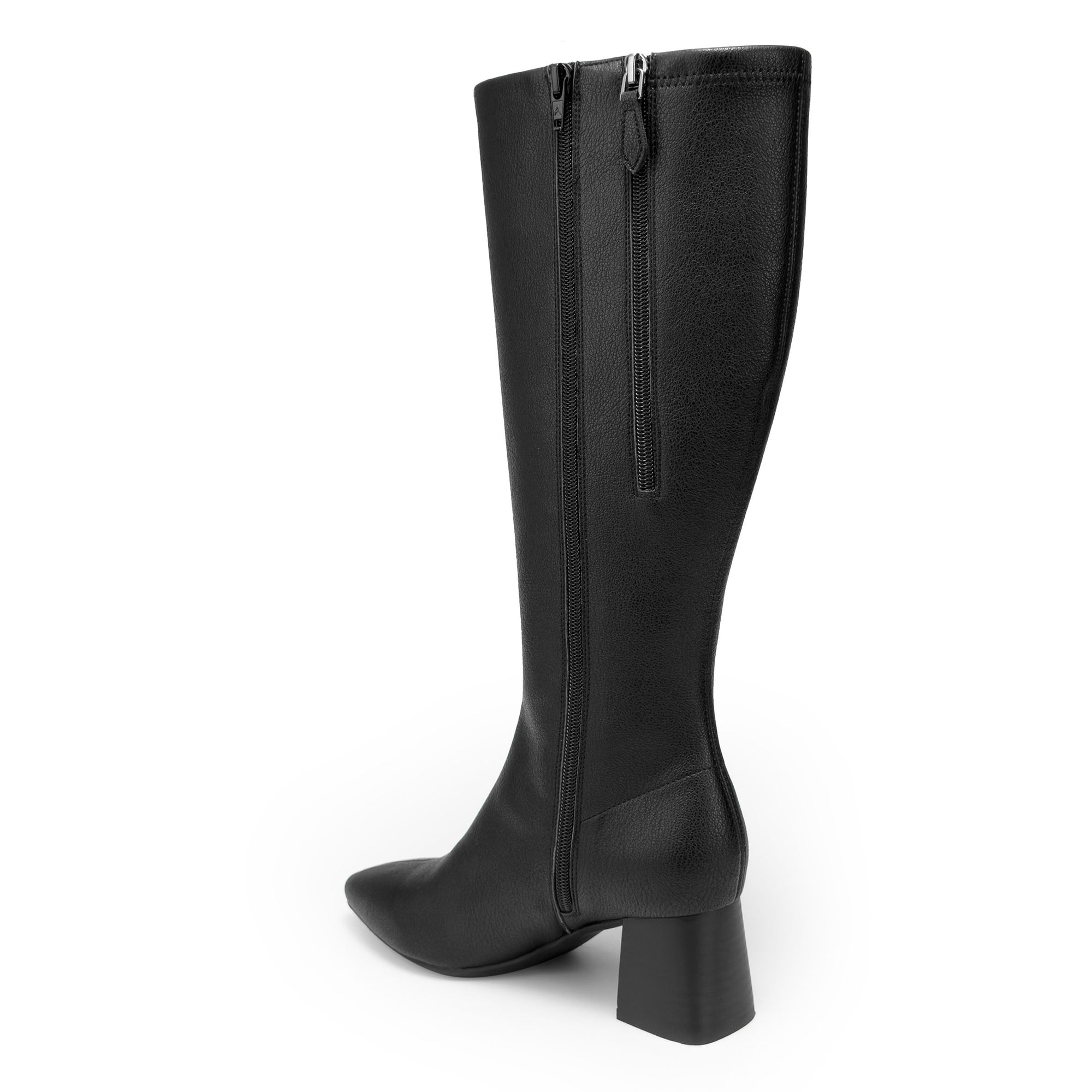 Eliel | Black Pebb Faux Leather