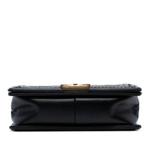 Chanel | Pre-Owned Old Medium Quilted Lambskin Chain Boy Flap | Black
