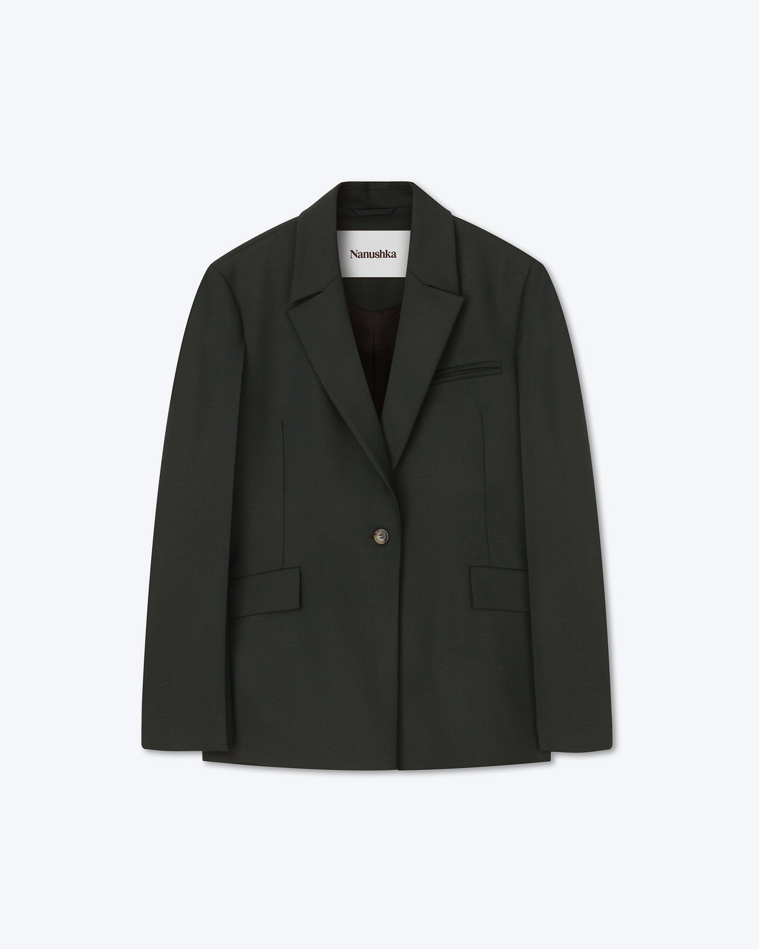 Zeva Ecovero Tailored Blazer | Pine Green