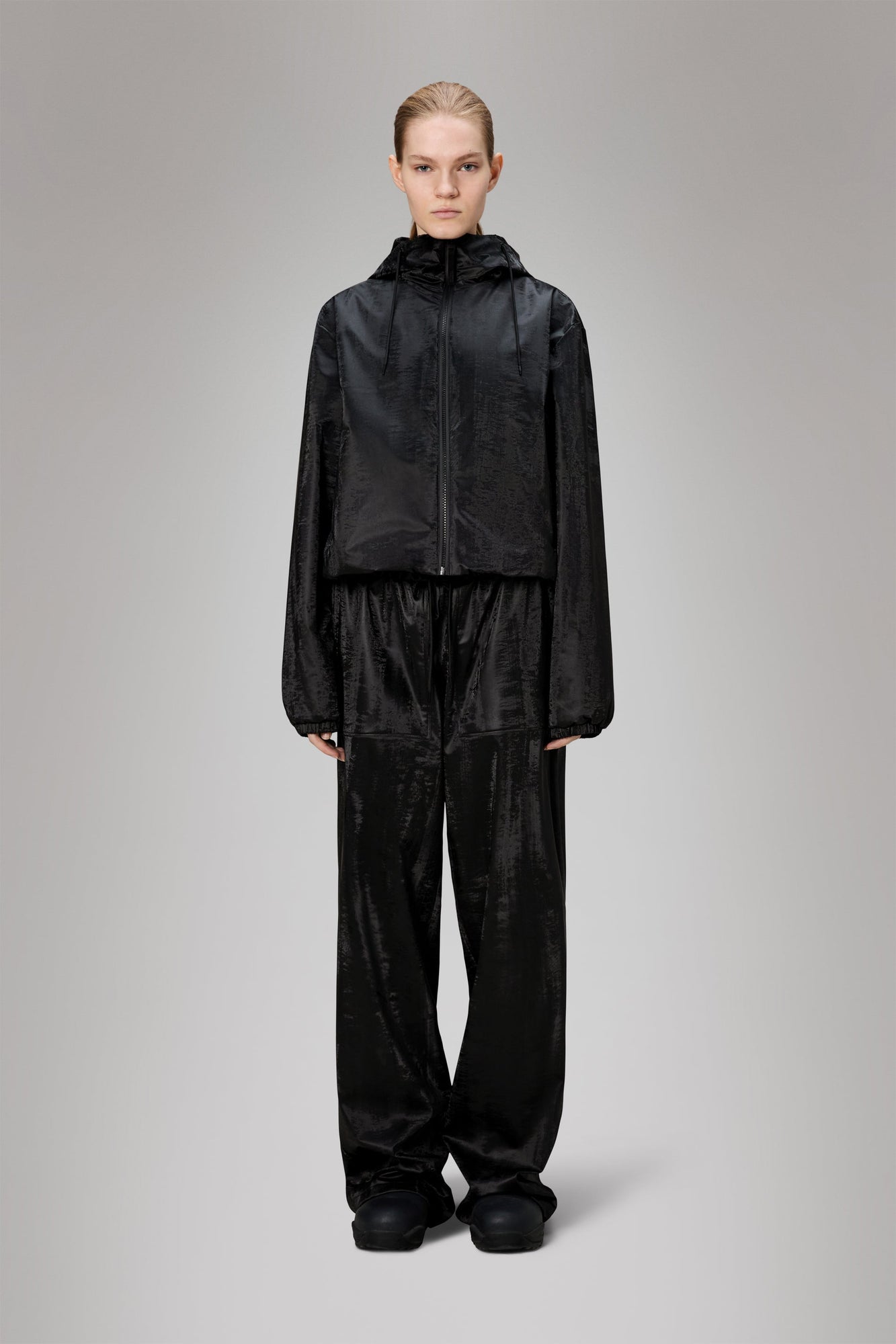 RAINS Lohja Short Insulated Jacket Coal Jacket