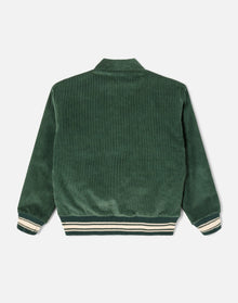 Varsity Jacket | Pine Green Zebra