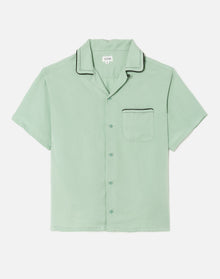 Sashiko Bowling Shirt | Pale Green