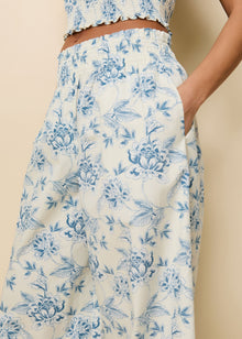 Twyla Pant French Blue / Brule Toile - Solid & Striped