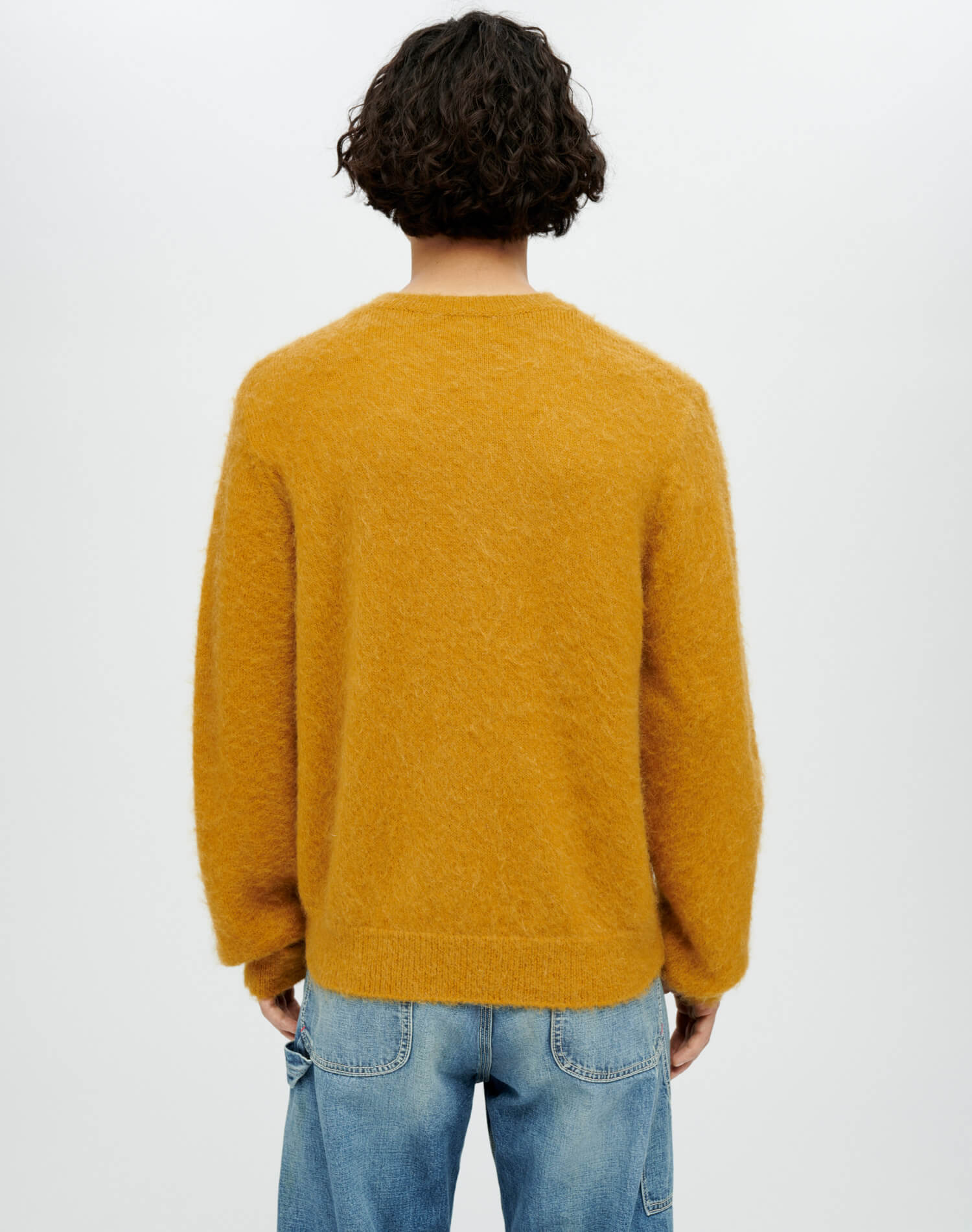 Classic Crew Sweater | Mustard