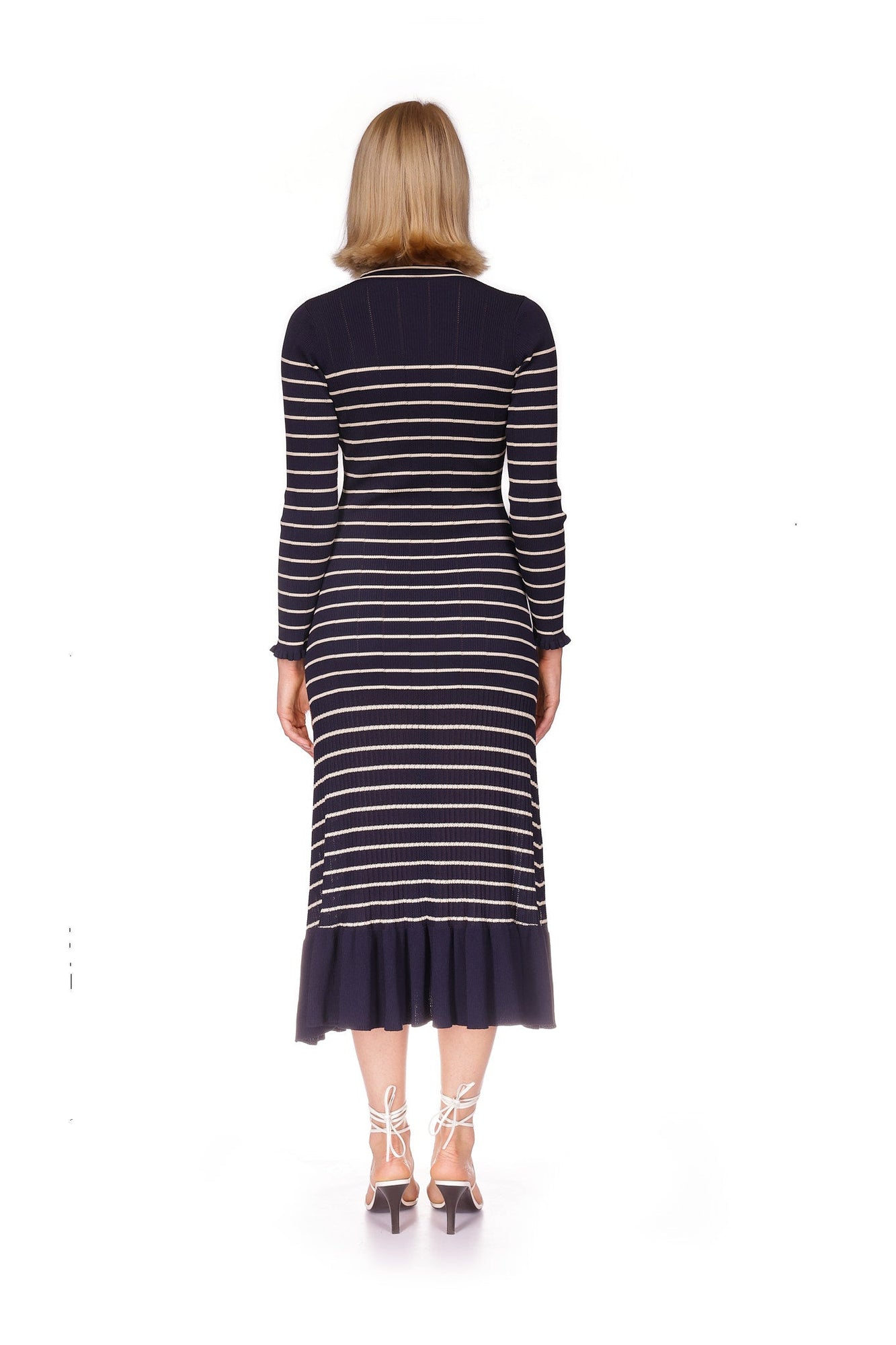 Marina Dress | Navy Stripe