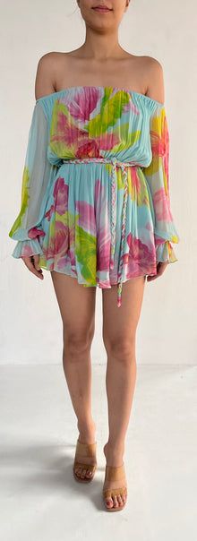Hemant & Nandita | Off Shoulder Romper | Blue