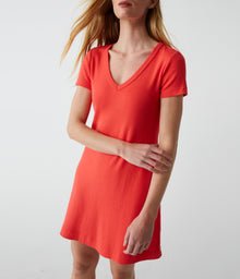 Liza V-Neck Mini Swing Dress | Spritz