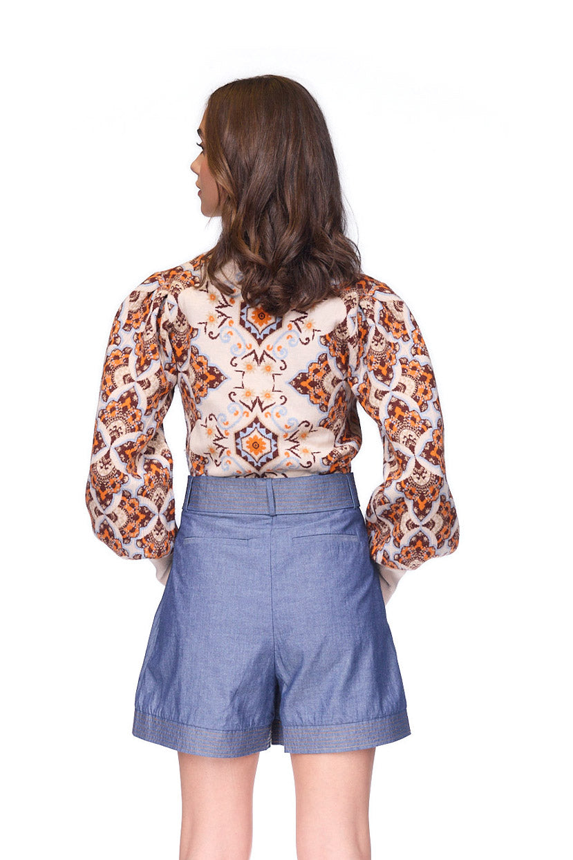 Esme Top | Turtledove Vintage Paisley