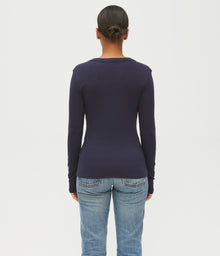 Layla V-Neck Tee | Admiral