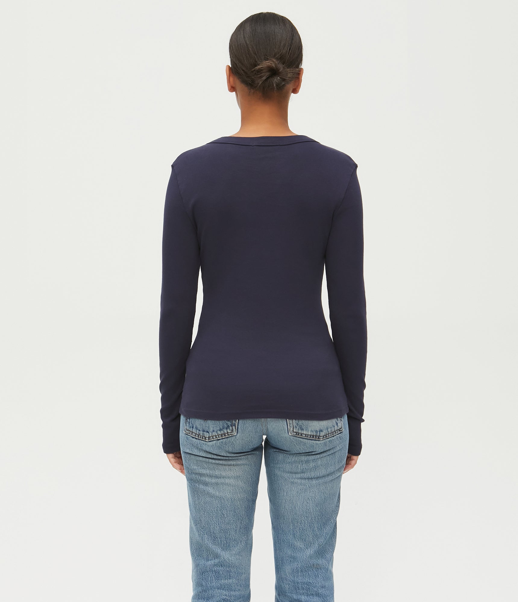 Layla V-Neck Tee | Admiral