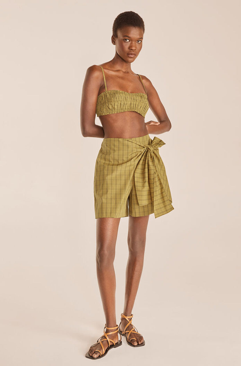 Plaid Skort | Mini Plaid Olive Combo
