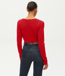 Jewel Puff Sleeve Top | Heart