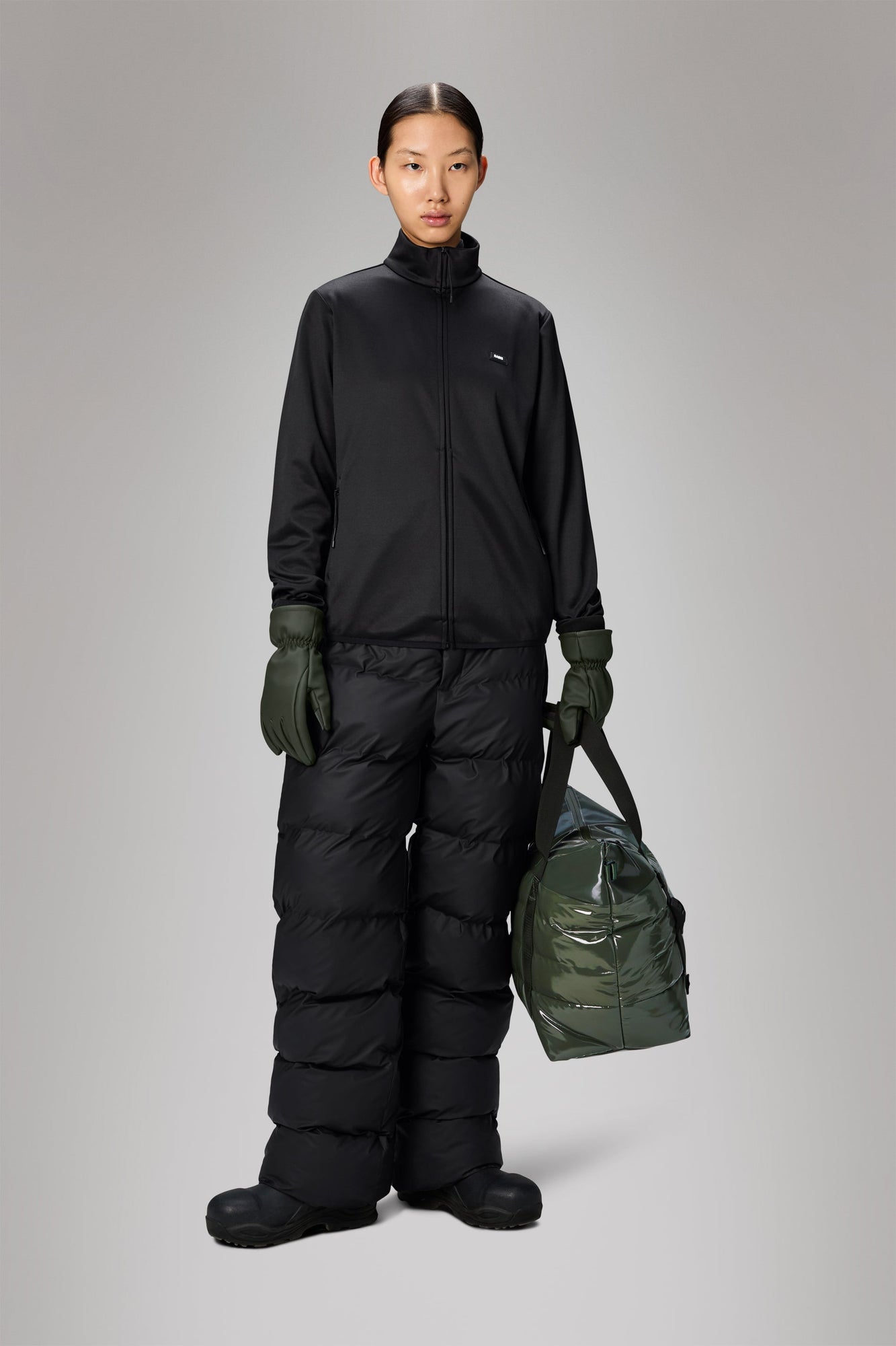 RAINS Sintra Fleece Jacket Black Jacket