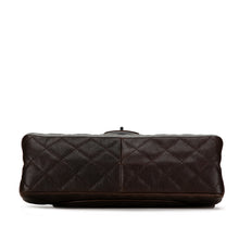 Chanel | Pre-Owned Caviar and Iridescent Calfskin Reissue 2.55 Double Flap 226 | Brown/Dark BrownGray