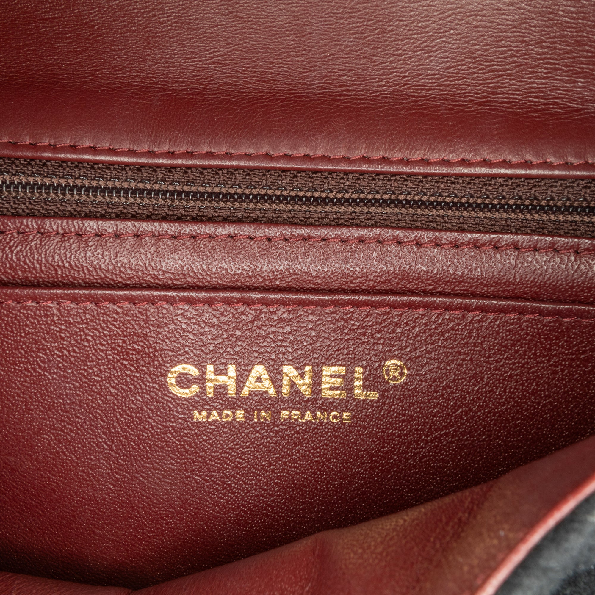 Chanel | Pre-Owned Paris Hamburg Mini Rectangular Classic Wool Coco Sailor Charms Double Flap | Black