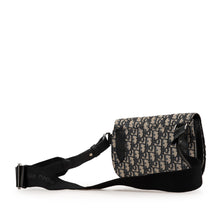 Dior | Pre-Owned Oblique Canvas Saddle Messenger Bag | Brown/Beige