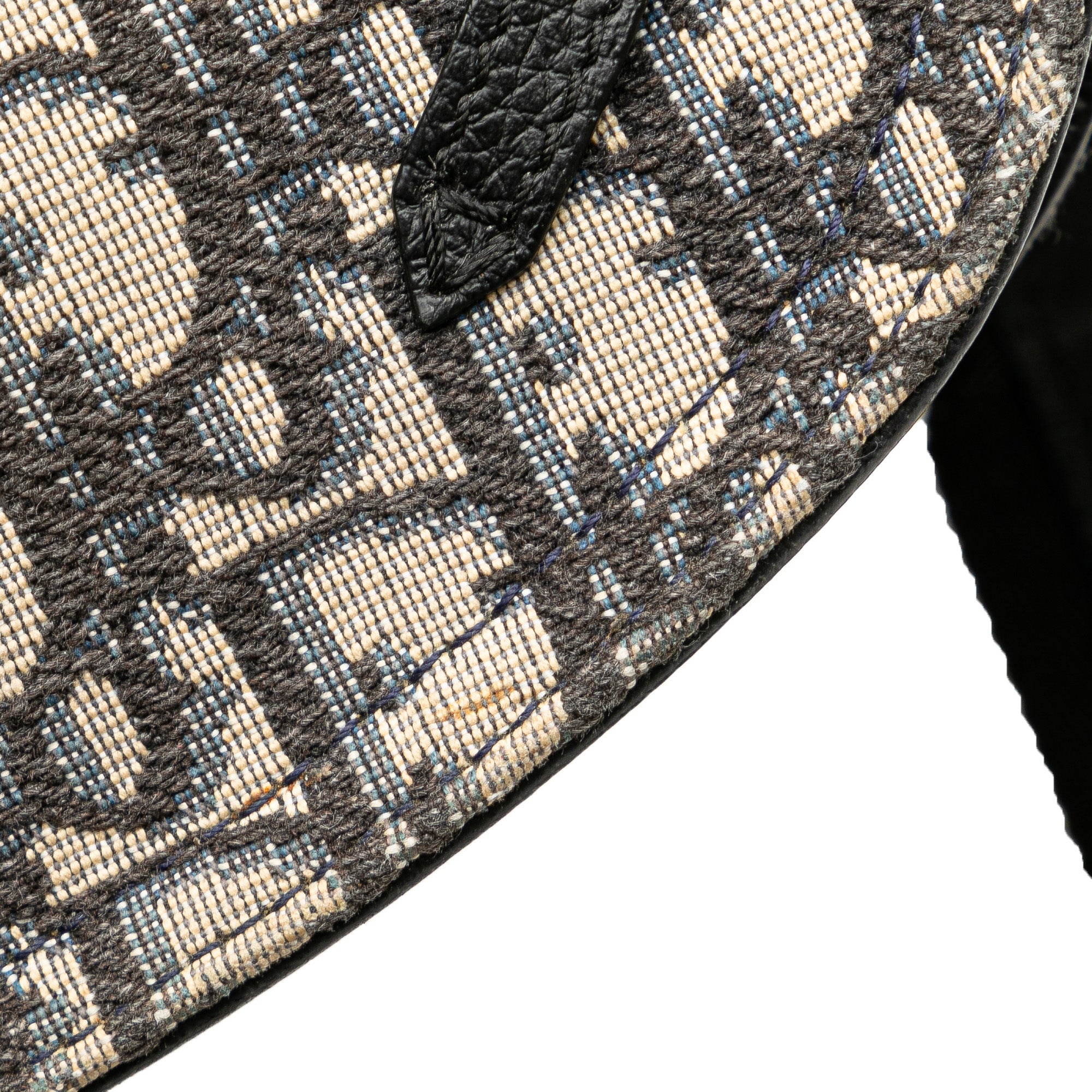 Dior | Pre-Owned Oblique Canvas Saddle Messenger Bag | Brown/Beige